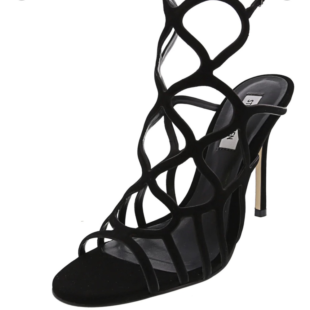 🛑 Black Steve Madden Teagan Sandal